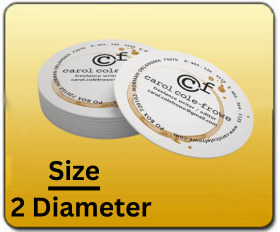 2 in Diam Business Cards Mini